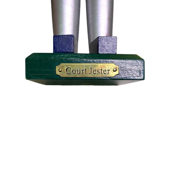 Wooden Court Jester Nutcracker Christmas Holiday Multicolor *READ* - Picture 7 of 13